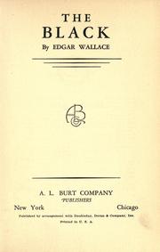 Cover of: The black
