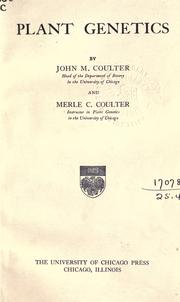 Cover of: Plant genetics