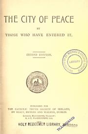 Cover of: The city of peace