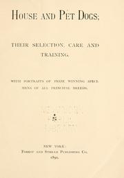 Cover of: House and pet dogs