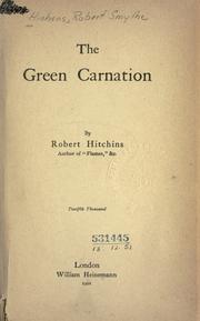 Cover of: The Green Carnation