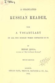 Cover of: A Graduated Russian Reader