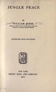 Cover of: Jungle peace