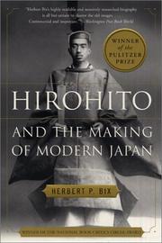 Cover of: Hirohito and the Making of Modern Japan