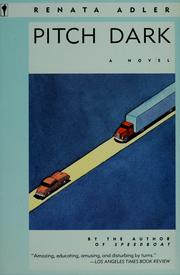 Cover of: Pitch dark