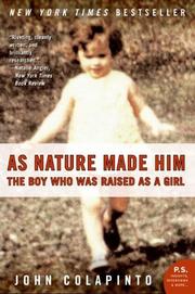 Cover of: As Nature Made Him
