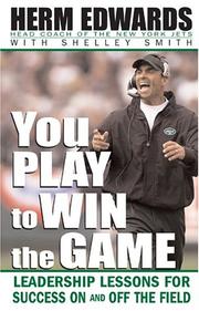 Cover of: You play to win the game