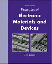 best books about Electronics Principles of Electronic Materials and Devices
