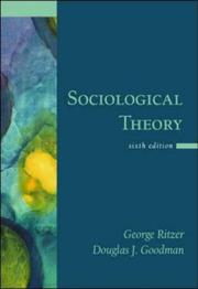 Cover of: Sociological theory
