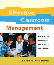 Cover of: Effective Classroom Management