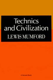 Cover of: Technics and civilization