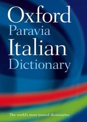 Cover of: Oxford-Paravia: Il Dizionario Inglese Italiano, Italiano Inglese (Dictionary)