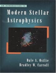 Cover of: An introduction to modern stellar astrophysics