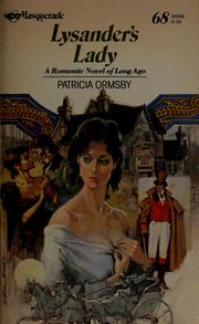 Cover of: Lysander's lady