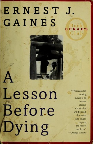 Cover image for A Lesson Before Dying