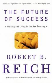 Cover of: The future of success
