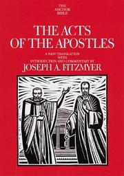 Cover of: Acts of the Apostles