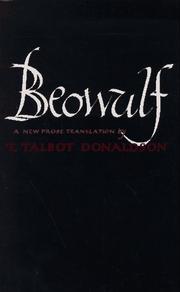 Cover of: Beowulf