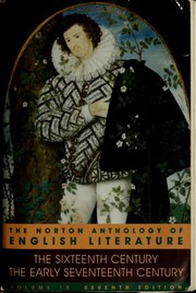Cover of: The Norton Anthology of English Literature - Volume 1B