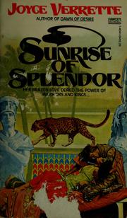 Cover of: Sunrise of Splendor- (Egypt #3)