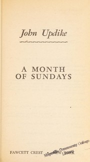 Cover of: A Month of Sundays