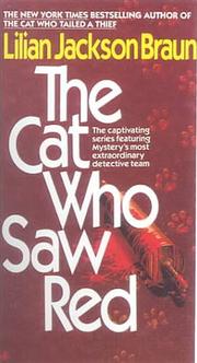 best books about Cats Fiction The Cat Who Saw Red