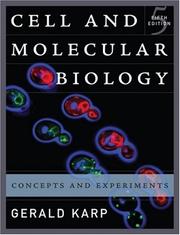 Cover of: Cell and Molecular Biology: concepts and experiments