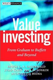 best books about Value Investing Value Investing: From Graham to Buffett and Beyond