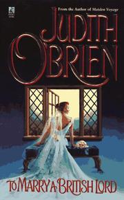 Cover of: To Marry a British Lord