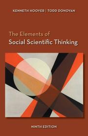 Cover of: The elements of social scientific thinking