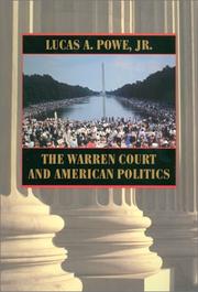 best books about Sharilaw The Warren Court and American Politics