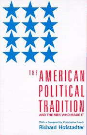Cover of: The American political tradition