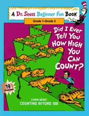 Cover of Did I Ever Tell You How High You Can Count?