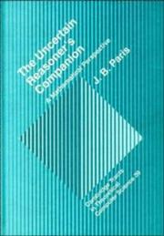 Cover of: The Uncertain Reasoner's Companion