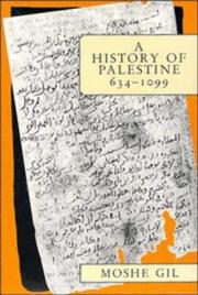 best books about Palestine And Israel A History of Palestine, 634-1099