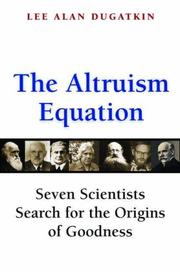 best books about altruism The Altruism Equation