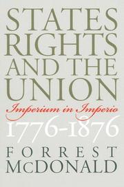 Cover of: States' Rights and the Union