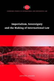 Cover of: Imperialism, sovereignty, and the making of international law