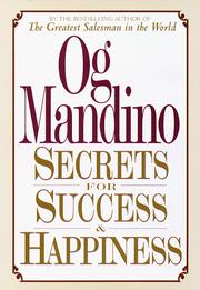 Cover of: Secrets for success and happiness