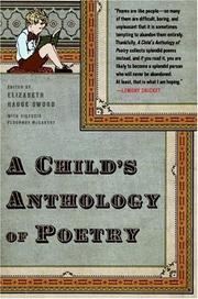 Cover of: A child's anthology of poetry