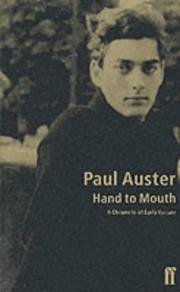 Cover of: Hand to Mouth: a chronicle of early failure