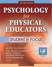 Cover of: Psychology for physical educators
