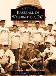 Cover of: Baseball in Washington, D.C.