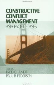 Cover of: Constructive conflict management