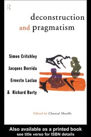 Cover of: Deconstruction and Pragmatism