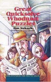 Cover of: Great Quicksolve Whodunit Puzzles