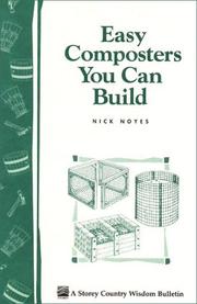 Cover of: Easy composters you can build