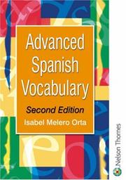 Cover of: Advanced Spanish Vocabulary (Advanced Vocabulary)