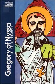 Cover of: Gregory of Nyssa