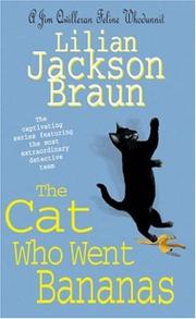 best books about cats for adults The Cat Who Went Bananas